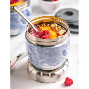 NEW S'WELL eats prep bowl - set of 4 in blue granite